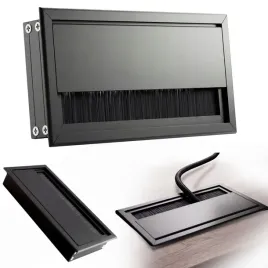 przepust-kabla-aluminiowy-80x160-mm-szczotka-maskujaca-przelotka-czarna