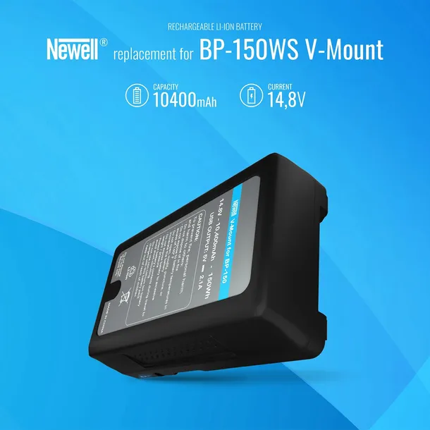 akumulator-newell-bp-150ws-v-mount-stan-opakowania-oryginalne