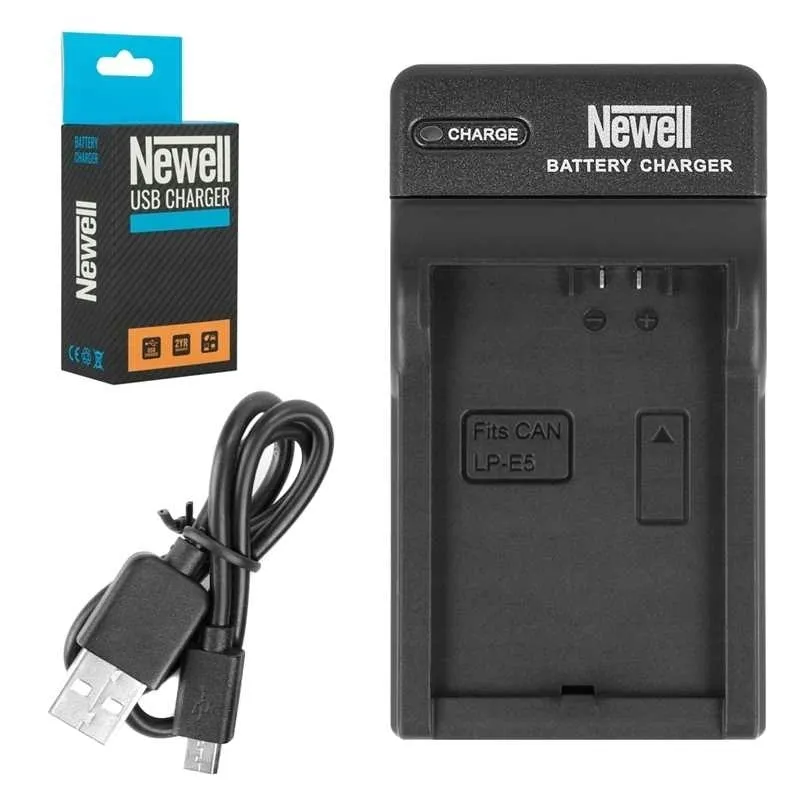 ladowarka-newell-dc-usb-do-akumulatorow-lp-e5-stan-nowy