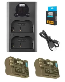 ladowarka-2-baterie-newell-en-el3e-do-nikon-d50-d70-d70s-d80-d90-d100