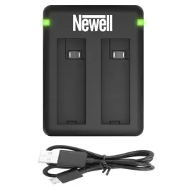 ladowarka-dual-usb-newell-do-gopro-hero-4-ahdbt-401-silver-black