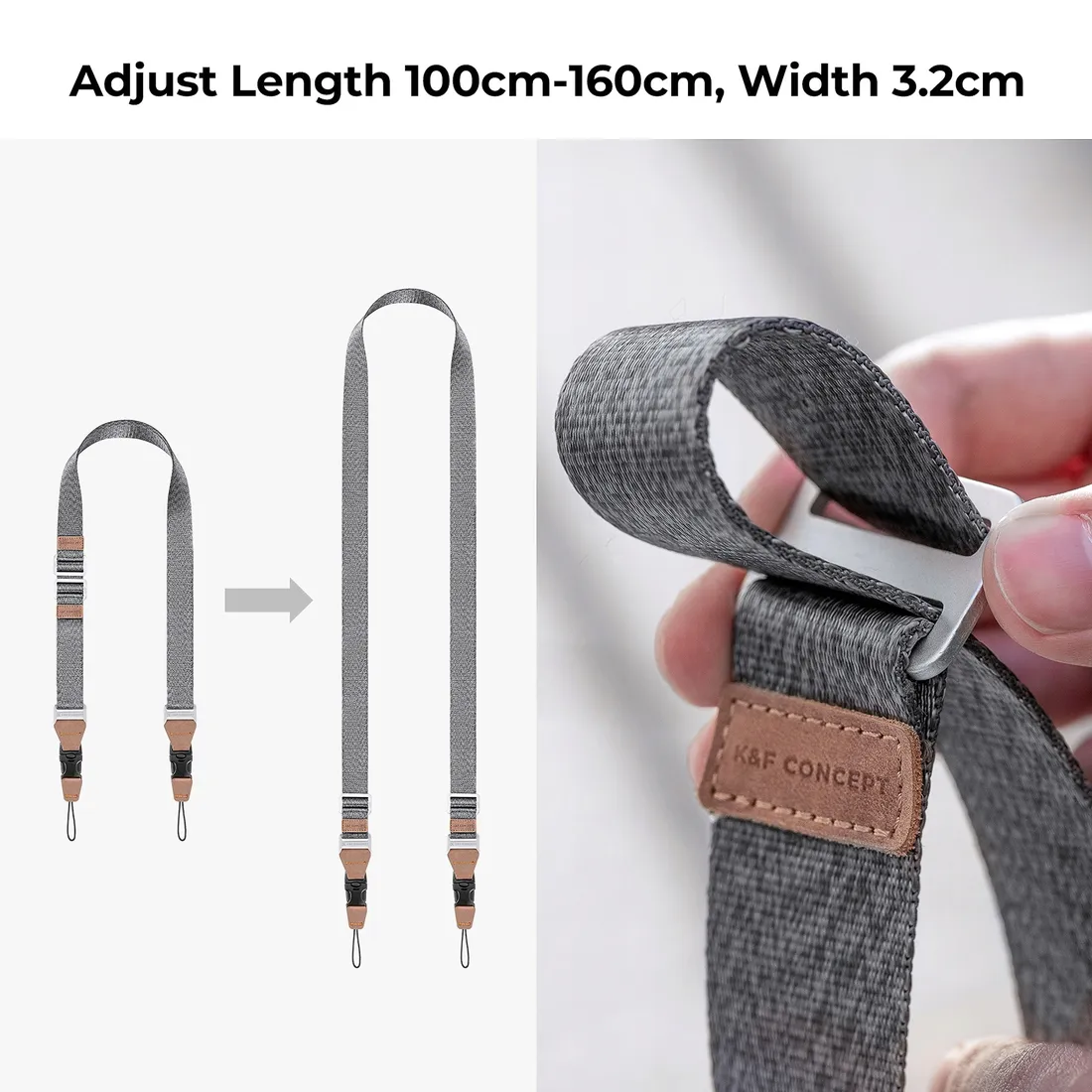 pasek-do-aparatu-kandf-concept-alpha-strap-szary