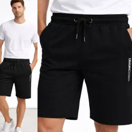 spodenki-meskie-szorty-dresowe-z-bawelna-kieszenie-maly-nadruk-czarne-l