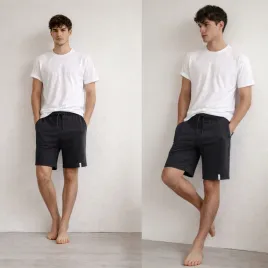 spodenki-szorty-meskie-z-bawelna-na-gumie-kieszenie-naszywka-czarne-l