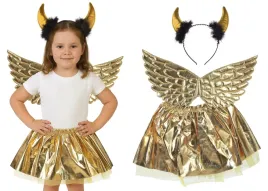 stroj-diabel-aniol-zloty-skrzydla-spodniczka-tutu-opaska-rogi-zlote