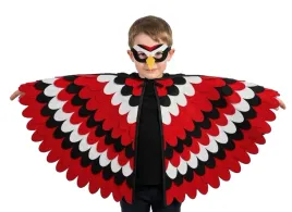 stroj-kostium-ptak-dzieciol-zestaw-maska-filcowa-skrzydla
