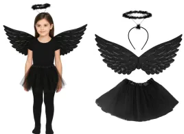 stroj-kostium-czarny-upadly-aniol-skrzydla-czarna-spodniczka-opaska-aureola