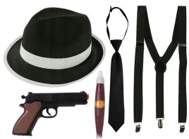 stroj-mafia-gangster-kapelusz-czarny-krawat-szelki-cygaro-xl-pistolet-terk
