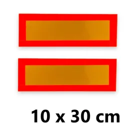 tablica-wyrozniajaca-odblaskowa-gabaryt-10x30cm-laweta-przyczepa-2-szt