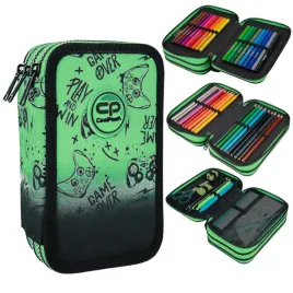piornik-potrojny-z-wyposazeniem-game-over-gradient-green-jumper-3-coolpack