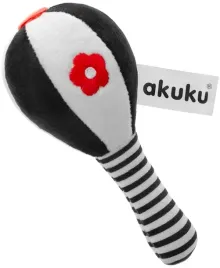 akuku-zbawka-sensoryczna-pluszowa-marakas-grzechotka-dla-niemowlat-0m