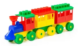 polesie-klocki-lokomotywa-pociag-z-2-wagonikami-zabawka-27-elem-ukladanka