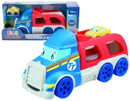 dumel-tiny-flota-miejska-laweta-z-autkiem-auto-otwierana-rampa-uchwyt-12m