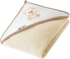 akuku-okrycie-kapielowe-dzieciece-z-kapturkiem-bawelna-100x100-cm-mis-ecru
