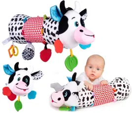 balibazoo-walek-krowka-poduszka-sensoryczna-kontrastowa-zawieszki-gryzak