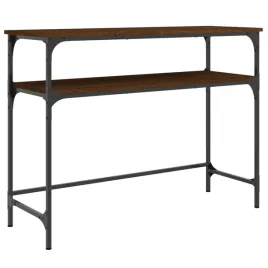 stolik-konsolowy-brazowy-dab-100-x-355-x-75-cm-z-metalowa-rama