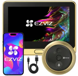 wizjer-elektroniczny-wifi-ezviz-dp2c-gold-dzwonek-z-kamera-aplikacja-zloty