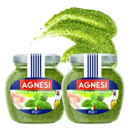 pesto-z-bazylii-39percent-wloskie-premium-agnesi-pesto-alla-genovese-2x185g