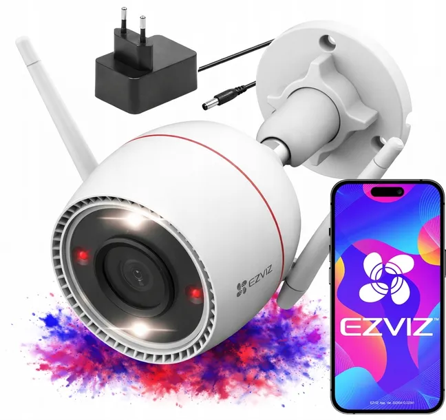 Kamera WiFi Zewnętrzna 5Mpx EZVIZ H3c 5MP Kolor 24/7 Detekcja Odstraszanie