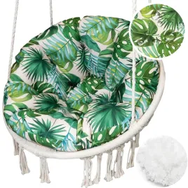 poduszka-wodoodporna-100cm-na-hustawke-bocianie-gniazdo-monstera-krem