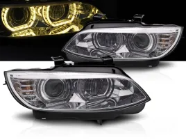 lampy-bmw-e92-e93-06-10-xenon-angel-eyes-led-3d-drl-yellow