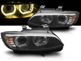 lampy-bmw-e92-e93-06-10-xenon-angel-eyes-led-3d-drl-yellow
