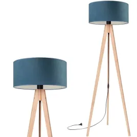 lampa-stojaca-podlogowa-trojnog-drewniany-buk-abazur-welur-jeans