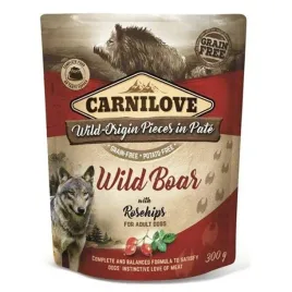 carnilove-adult-pouch-dzik-z-platkami-rozy-300g