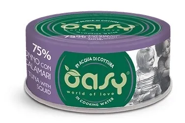 Oasy More Love Tuńczyk z kalmarami 70g puszka