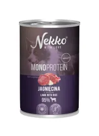 nekko-pies-mono-adult-jagniecina-ryz-400g-karma-monobialkowa-dla-psa