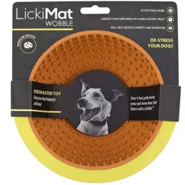 lickimat-wobble-pomaranczowa-miska-spowalniajaca-jedzenie-dla-psa