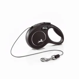 flexi-classic-xs-linka-3m-do-8kg-czarna