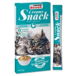 super-benek-creamy-snack-dla-kota-z-kurczakiem-i-kocia-trawa-4x15g