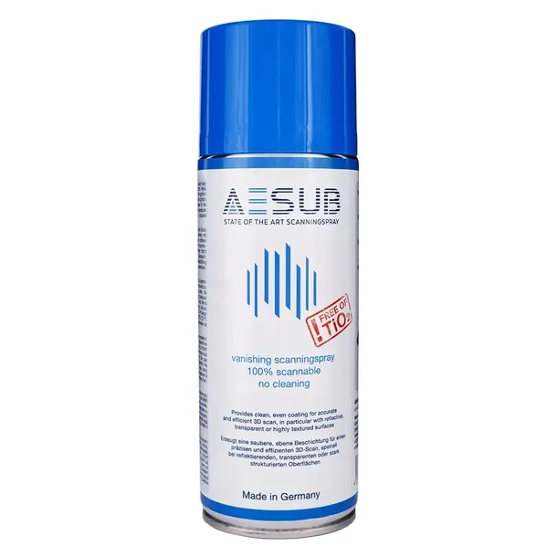 Spray AESUB Blue 400ml 1 szt. do skanowania 3D MATUJĄCY ZNIKAJĄCY