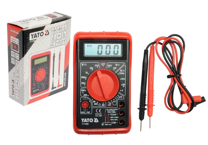 MIERNIK CYFROWY Z BUZEREM MULTIMETR YATO YT-73080