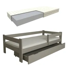 zestaw-lozko-dzieciece-ala-90x200-szare-szuflada-materac-stelaz-gratis