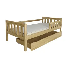 lozko-dzieciece-franio-80x200-sosna-drewniane-z-szuflada-stelaz-gratis