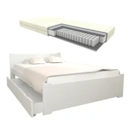 lozko-d3-160x200-biale-szuflada-i-materac-kieszeniowy-stelaz-gratis