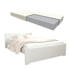lozko-podwojne-d3-160x200-biale-z-materacem-piankowym-stelaz-gratis