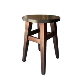 taboret-sosnowy-okragly-orzech-lekki-solidna-konstrukcja