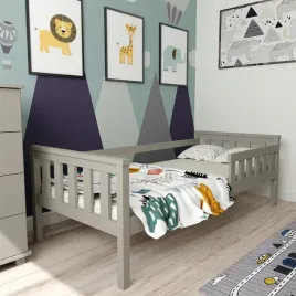 lozko-dzieciece-dla-dziecka-drewniane-szare-franio-80x180-stelaz-gratis