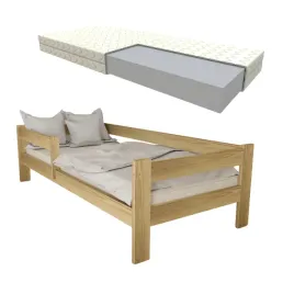 lozko-dzieciece-ala-80x160-sosna-materac-stelaz-gratis