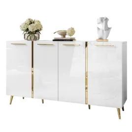 komoda-onyx-4d-158-cm-biala-na-zlotych-nozkach-zlote-uchwyty