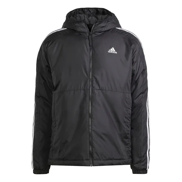 Kurtka zimowa męska adidas z kapturem na chłodne dni modna czarna roz. M