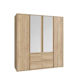 szafa-ubraniowa-sypialni-garderoba-szuflady-polki-lustro-178x60x194