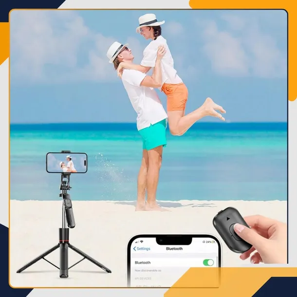 selfie-stick-tripod-statyw-do-telefonu-pilot-bluetooth-5-2-ios-android-kolor-czarny-rodzaj-statyw