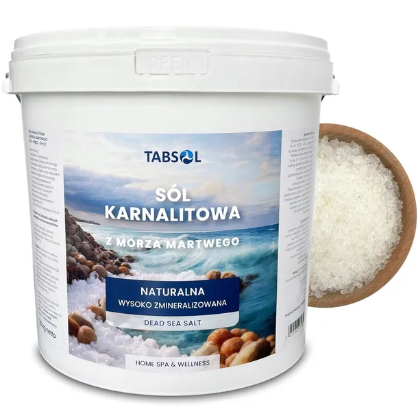 Naturalna Sól Karnalitowa z Morza Martwego Jordania SPA 20kg