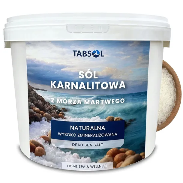 Naturalna Sól Karnalitowa z Morza Martwego Jordania SPA 10kg