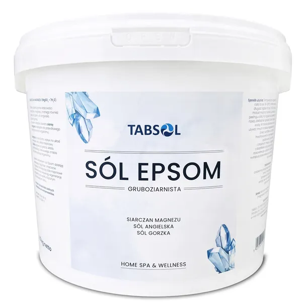SÓL EPSOM GRUBOZIARNISTA ANGIELSKA GORZKA SIARCZAN MAGNEZU 10KG