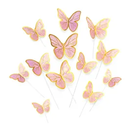 topper-toppery-motyle-rozowo-zlote-15cm-10szt